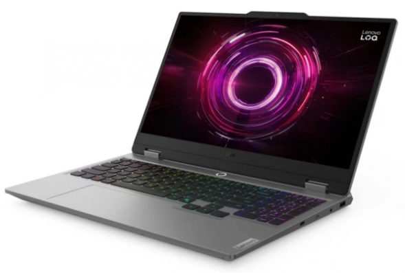 Ноутбук Lenovo LOQ 15AHP10 (83JG003EPB) (15.6 &amp;quot;, Ryzen 7 250 3.3 ГГц, 8 ядер, 16 Гб DDR5, 512 Гб SSD, GeForce RTX 5050, Windows 11 Home), Серый в Улан-Удэ