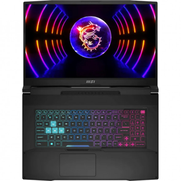 Ноутбук MSI Katana 17 B13VEK-1624XRUY (17.3&amp;quot;, IPS, Intel Core i5 13420H 2.1ГГц, 8 ядер, 16ГБ DDR5, 512ГБ SSD, NVIDIA GeForce RTX 4050 - 6 ГБ, без ОС), черный в Улан-Удэ