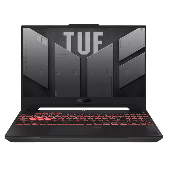 Ноутбук ASUS TUF Gaming A17 FA707NUG-HX156 (17.3&amp;quot;, IPS, 6 ядер, AMD Ryzen 7 7445HS 3.2 ГГц, 16 ГБ DDR5, SSD 512 ГБ, NVIDIA GeForce RTX 4050 - 6 ГБ, без ОС), черный в Улан-Удэ