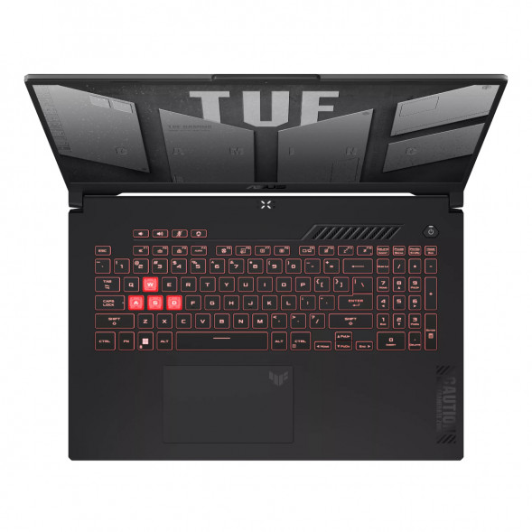 Ноутбук ASUS TUF Gaming A17 FA707NUG-HX156 (17.3&amp;quot;, IPS, 6 ядер, AMD Ryzen 7 7445HS 3.2 ГГц, 16 ГБ DDR5, SSD 512 ГБ, NVIDIA GeForce RTX 4050 - 6 ГБ, без ОС), черный в Улан-Удэ