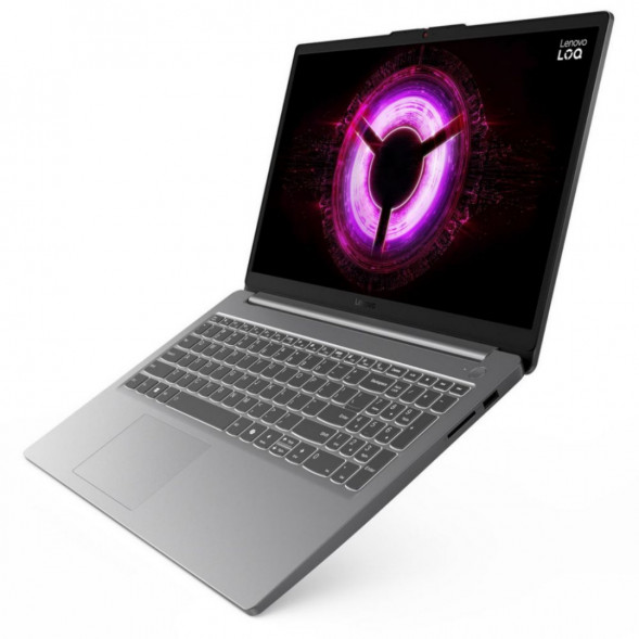 Ноутбук Lenovo LOQ 15ARP10E (83S0007FUS) (15.6&amp;quot;, IPS, AMD Ryzen 7 170 3.2 ГГц, 8 ядер, 16 ГБ DDR5, SSD 512 ГБ, NVIDIA  GeForce RTX 4050 - 6 ГБ, Windows 11 Home), серый в Улан-Удэ