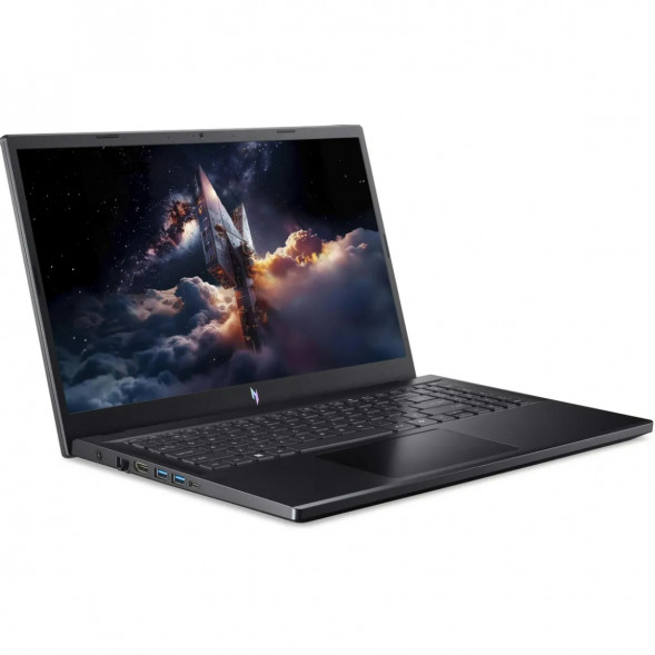 Ноутбук Acer Nitro V 15 ANV15-52-57BB (15.6&amp;quot;, IPS, Intel Core i5 13420H 2.1ГГц, 8 ядер, 16ГБ DDR4, 512ГБ SSD, NVIDIA GeForce RTX 5050 - 8 ГБ, Windows 11 Home), черный в Улан-Удэ