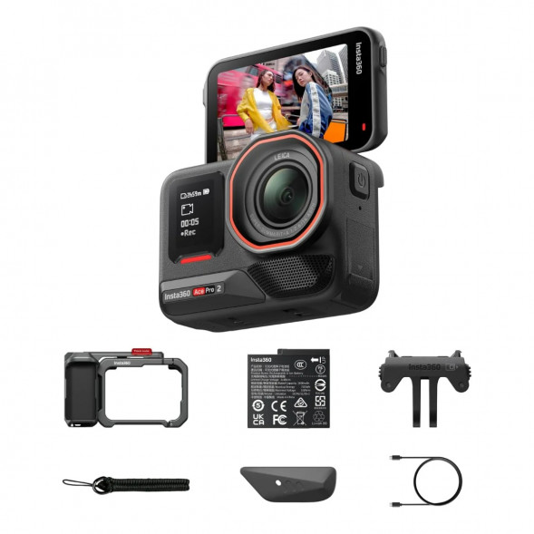 Экшн-камера Insta360 Ace Pro 2 Single Battery Xplorer Bundle, Gray в Улан-Удэ