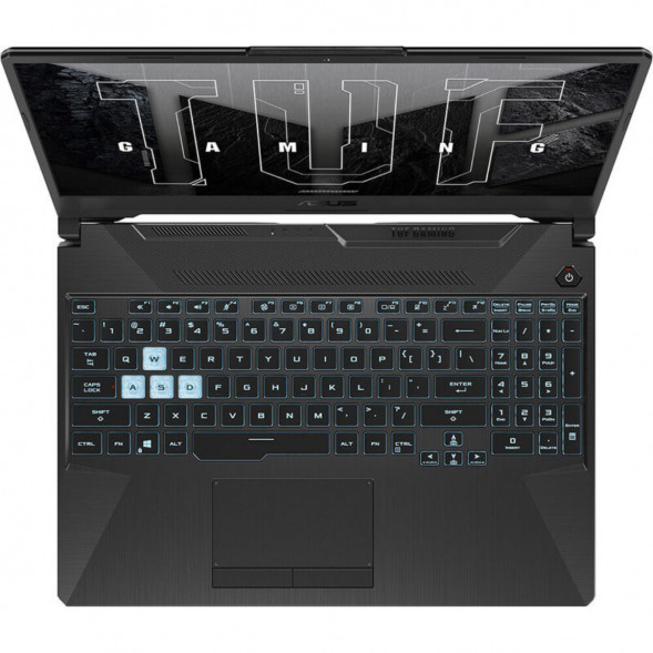 Ноутбук ASUS TUF Gaming A15 FA506NCG-HN199W (15.6&amp;quot;, IPS, AMD Ryzen 7 7445HS 3.2 ГГц, 6 ядер, 16 ГБ DDR5, SSD 512 ГБ, GeForce RTX 3050, Windows 11 Home), черный в Улан-Удэ