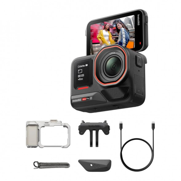 Экшн-камера Insta360 Ace Pro 2 Single Battery Xplorer Bundle, Silver в Улан-Удэ