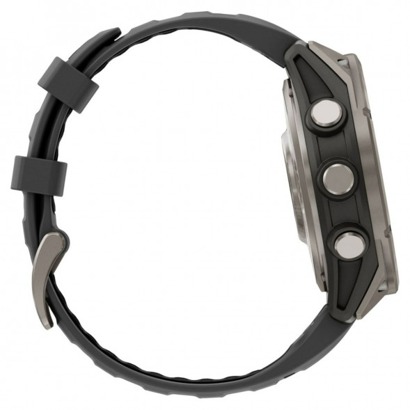 Умные часы Garmin Fenix 8 PRO, 47 мм, AMOLED, Sapphire, Titanium with Graphite/Black Silicone Band 010-03198-10 в Улан-Удэ