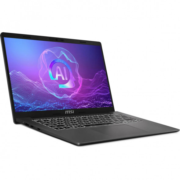 Ноутбук MSI Modern A14 AI+ F3HMG-041XRU (14&amp;quot;, IPS, AMD Ryzen AI 5 330 2ГГц, 4 ядра, 16ГБ DDR5, 512ГБ SSD, AMD Radeon 820M, без ОС), серый в Улан-Удэ