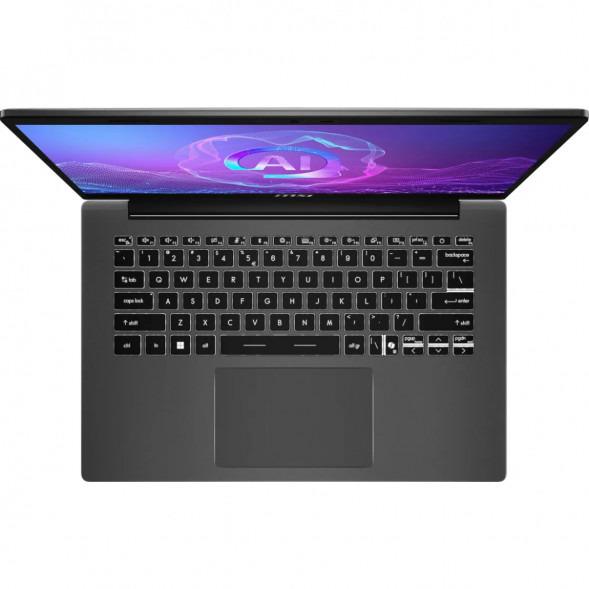 Ноутбук MSI Modern A14 AI+ F3HMG-041XRU (14&amp;quot;, IPS, AMD Ryzen AI 5 330 2ГГц, 4 ядра, 16ГБ DDR5, 512ГБ SSD, AMD Radeon 820M, без ОС), серый в Улан-Удэ