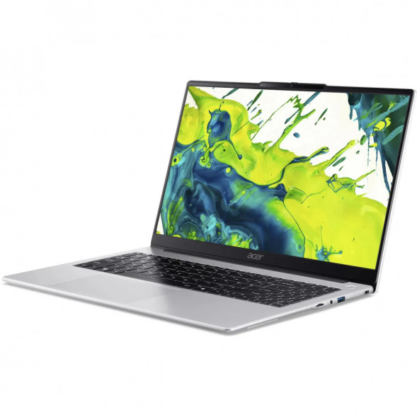 Ноутбук Acer Aspire Lite AL15-74P-569P (15.6&amp;quot;, IPS, Intel Core Ultra 5 125H 1.2ГГц, 14-ядерный, 16ГБ DDR5, 512ГБ SSD, Intel Arc, без ОС), серебристый в Улан-Удэ