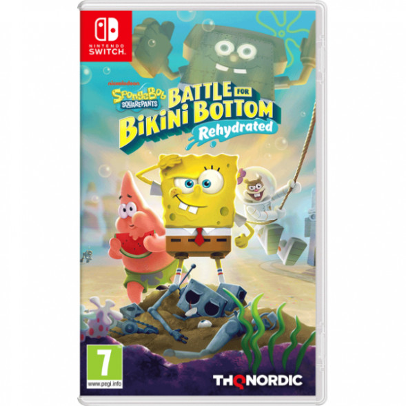 Игра SpongeBob SquarePants: Battle for Bikini Bottom - Rehydrated [Nintendo Switch, русские субтитры] в Улан-Удэ